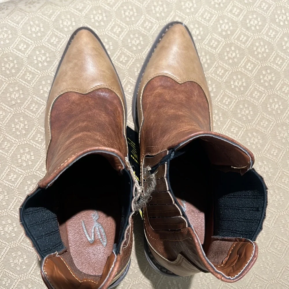 Tan seven7 boots - Picture 5 of 6